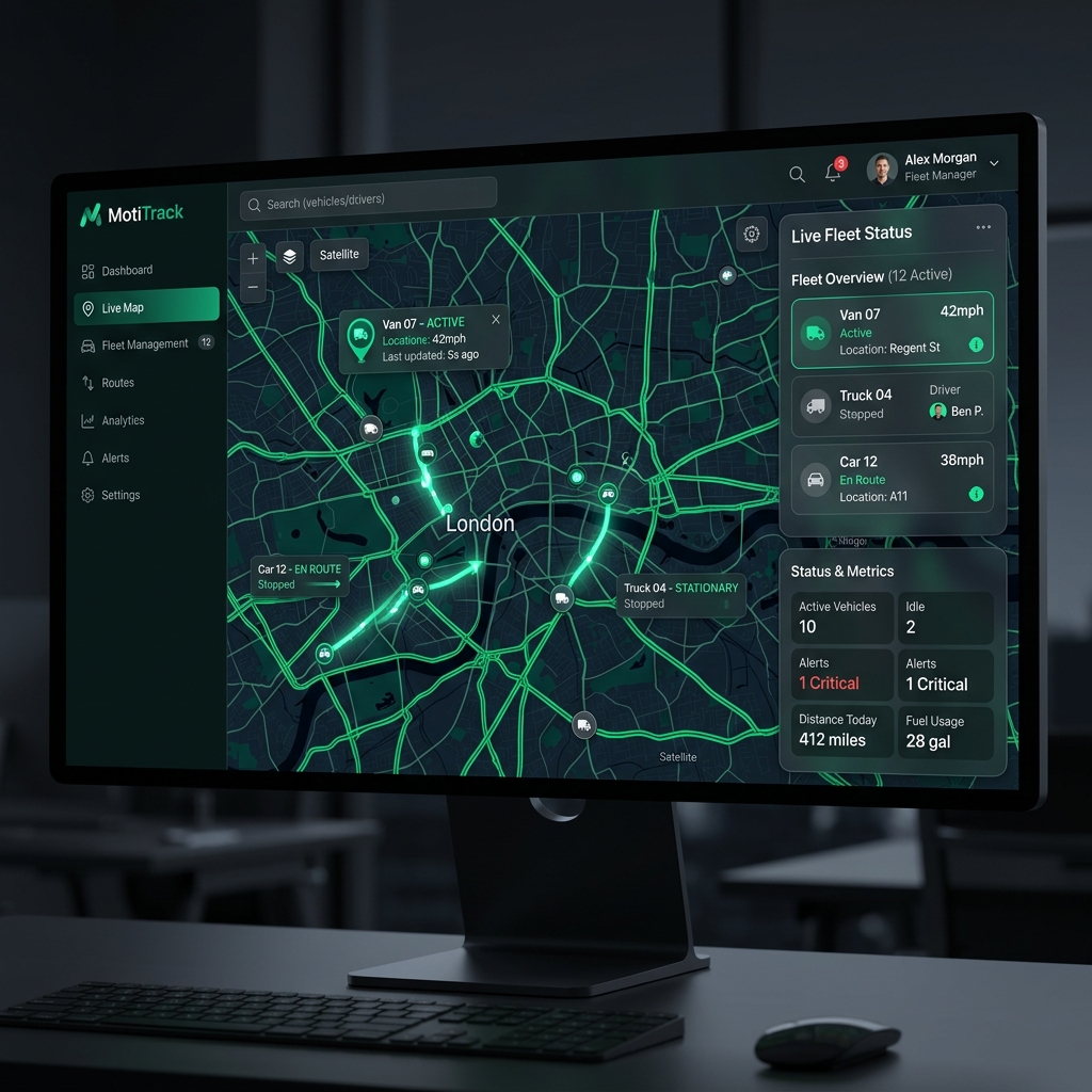 RUTEX Dashboard Mockup